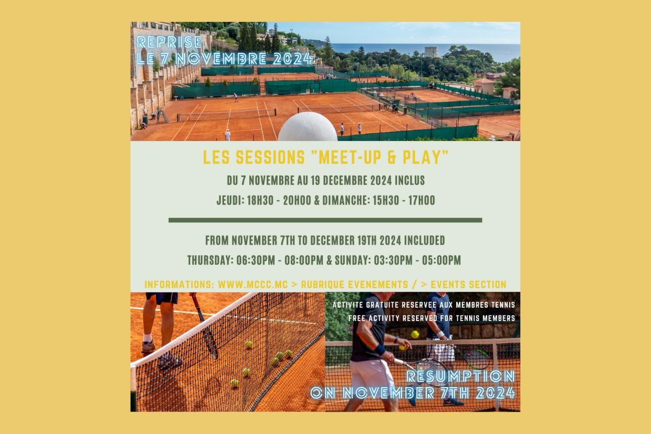 Resumption of Meet up & Play sessions