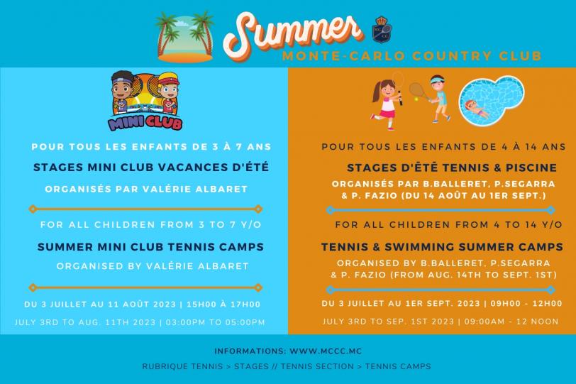 2023 summer tennis camps 
