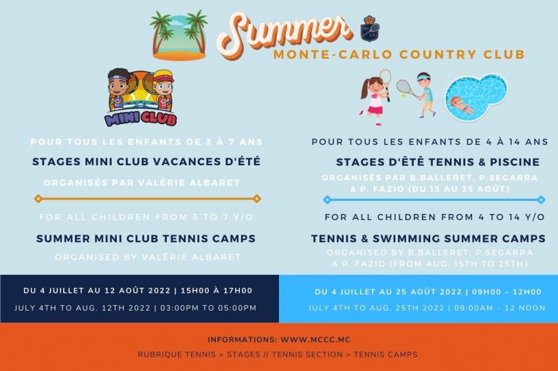 Summer tennis camps 